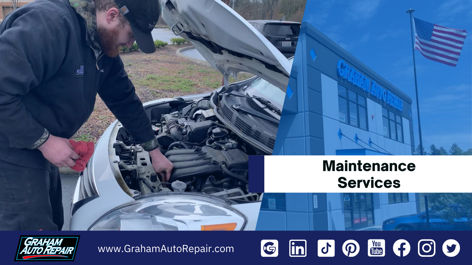 Regular Maintenance Services at Graham Auto Repair in Graham 98338 and Yelm 98597